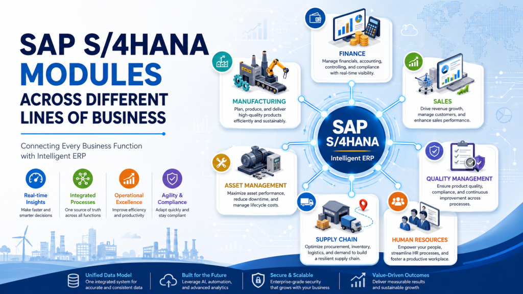 SAP S/4HANA: One Platform for Every Business Function.